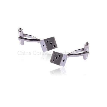 Moda Masculina Clássica Prata Cufflinks Presentes de casamento